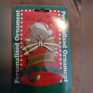 Danielle ornament/gift tag vintage